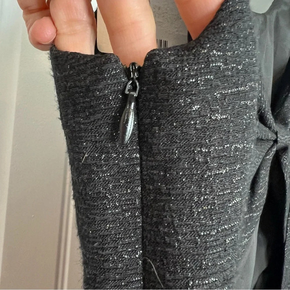 Cooperative Urban Outfitters Sparkly Black Bow Mini Dress. Size 10. NWT. - Picture 6 of 14